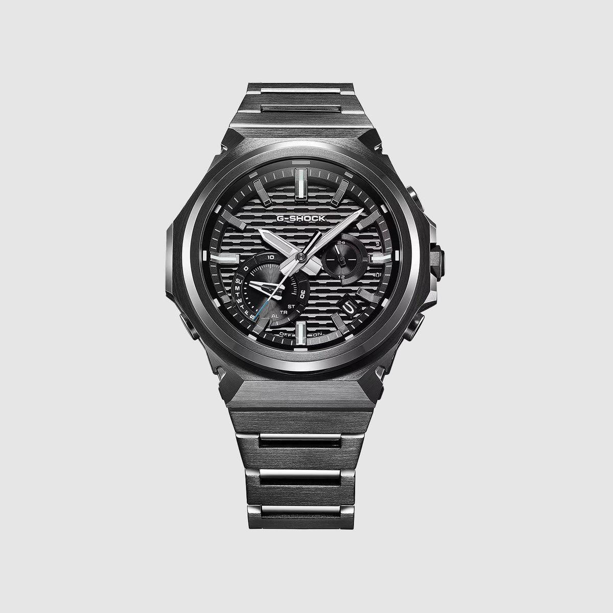 Casio G-Shock Men Quartz Black Dial Analog Stainless Steel Watch G1819 (B1000BD-1A) - 2