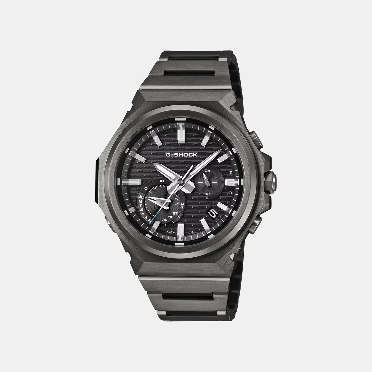 Casio G-Shock Men Quartz Black Dial Analog Stainless Steel Watch G1819 (B1000BD-1A) - 1
