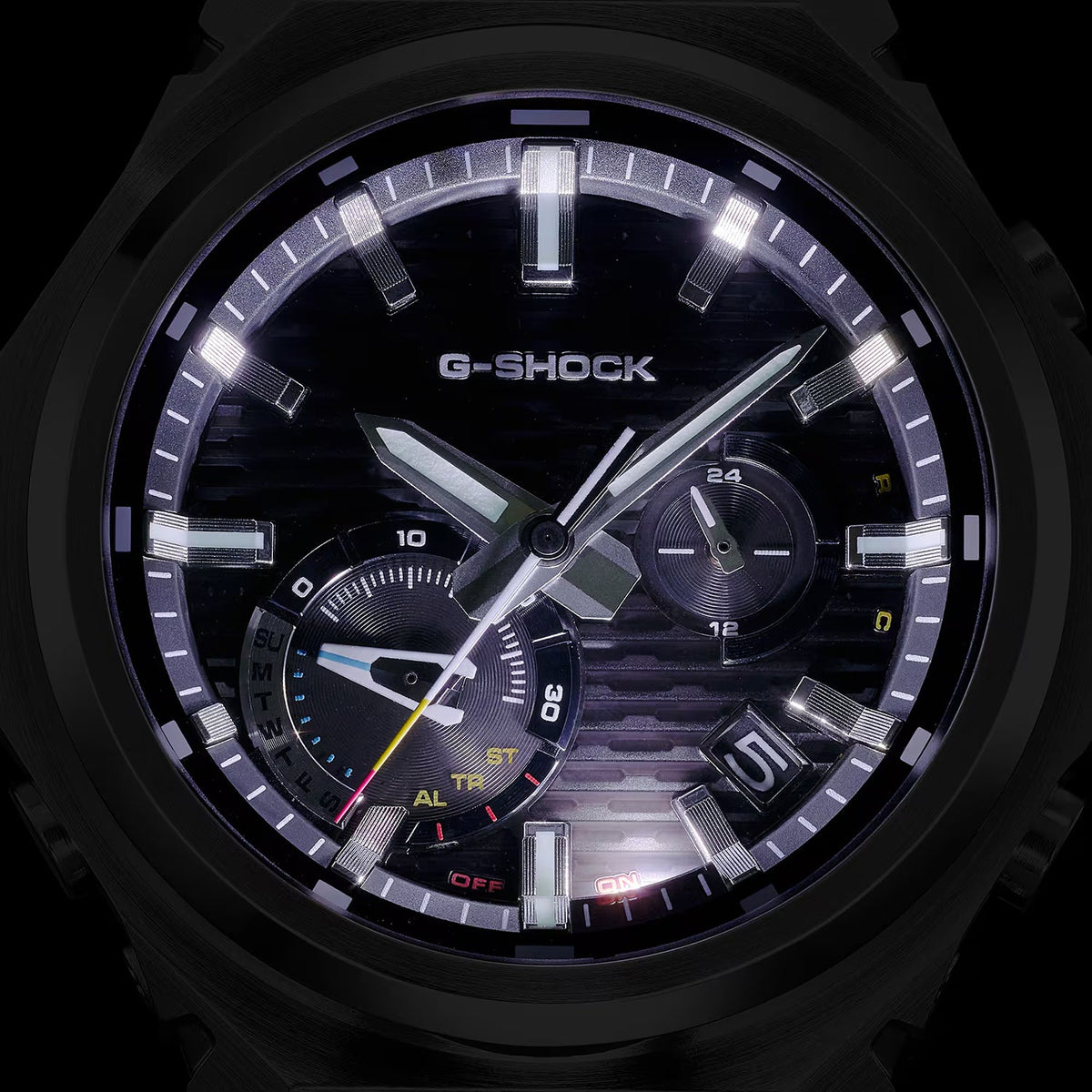 Casio G-Shock Men Quartz Blue Dial Analog Stainless Steel Watch G1820 (B1000BD-2A) - 5