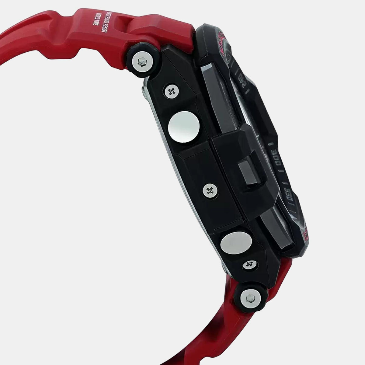 Casio G-Shock Men Quartz Red Dial Analog-Digital Resin Watch G542 - 3