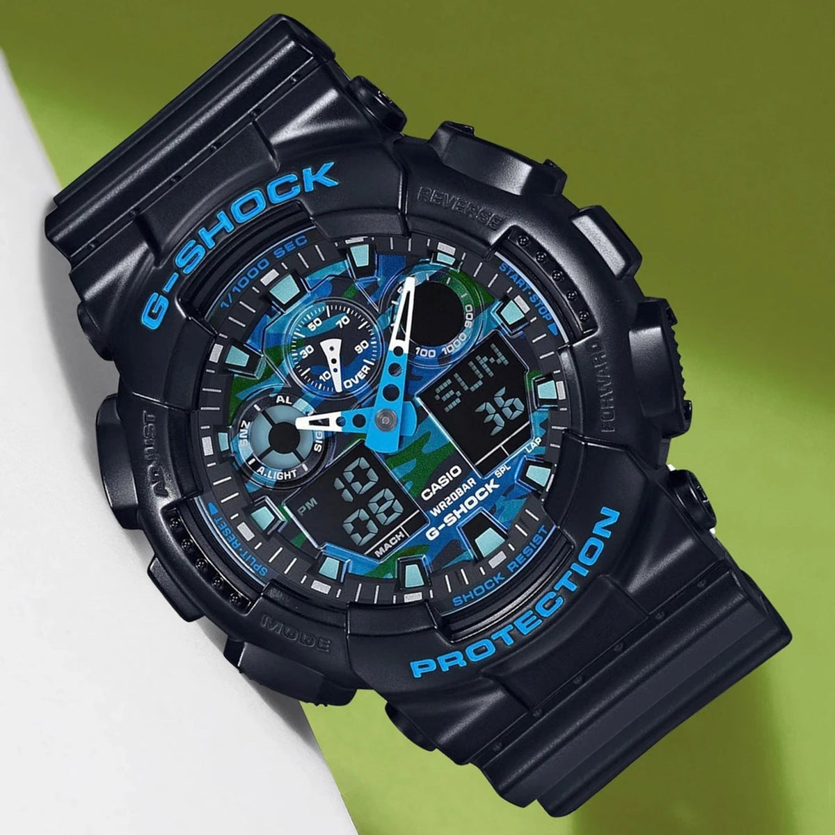 Casio G-Shock Men Quartz Black Dial Analog-Digital Resin Watch G625 - 4