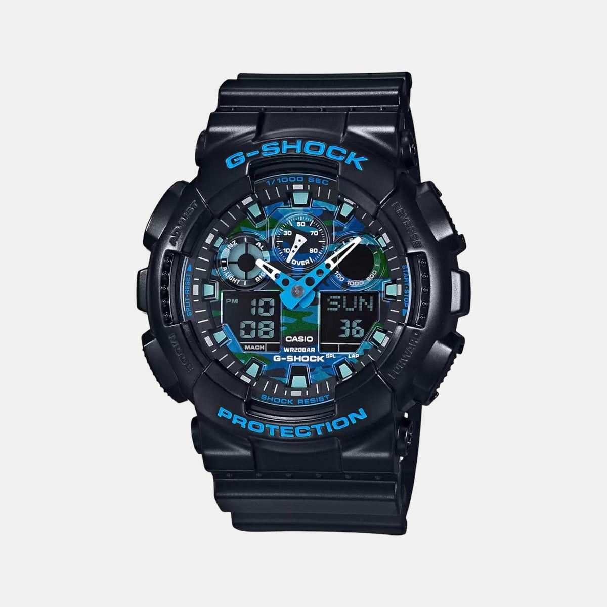 Casio G-Shock Men Quartz Black Dial Analog-Digital Resin Watch G625 - 1