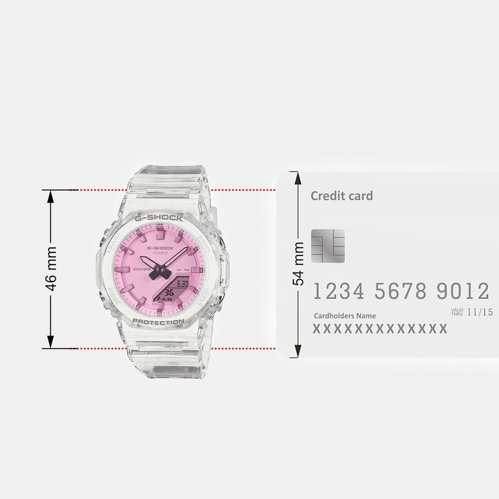 Casio G-Shock Women Quartz Pink Dial Analog-Digital Resin Watch G1823 - 5