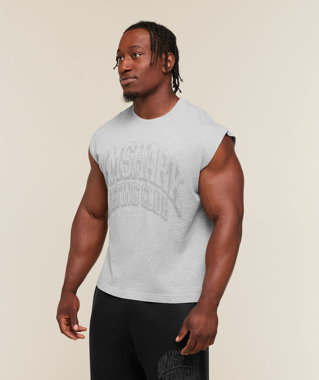 Gymshark GSLC Cut off tank - Soft Grey Marl - 3