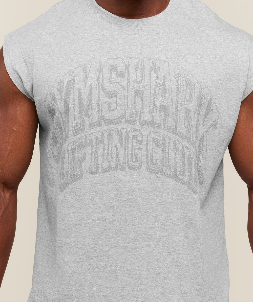 Gymshark GSLC Cut off tank - Soft Grey Marl - 4