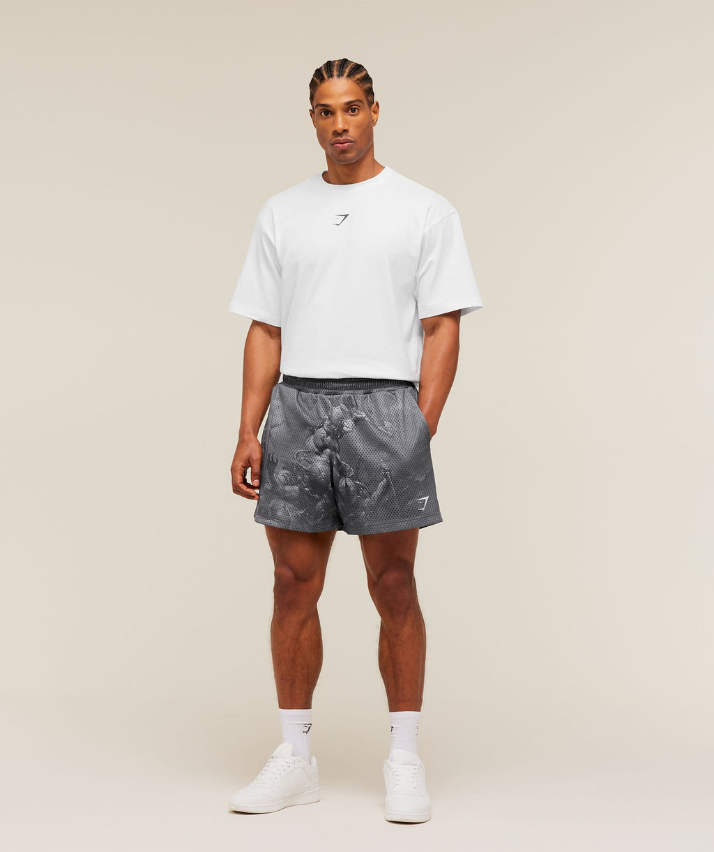 Gymshark x Frazetta Power Shorts - Onyx Grey - 4
