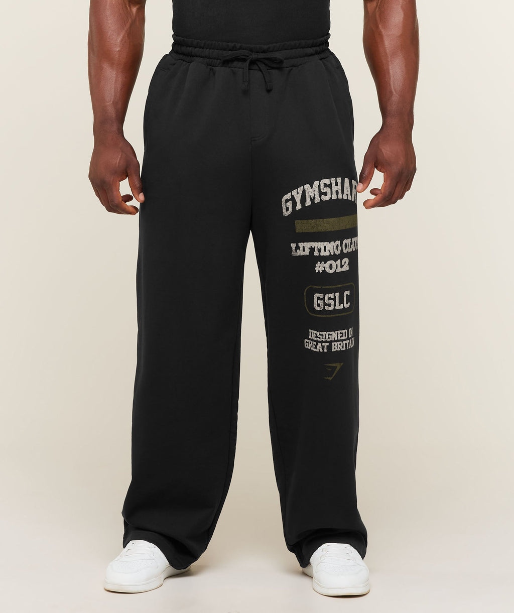 Gymshark Global Lifting Wide Leg Pants - Black - 3