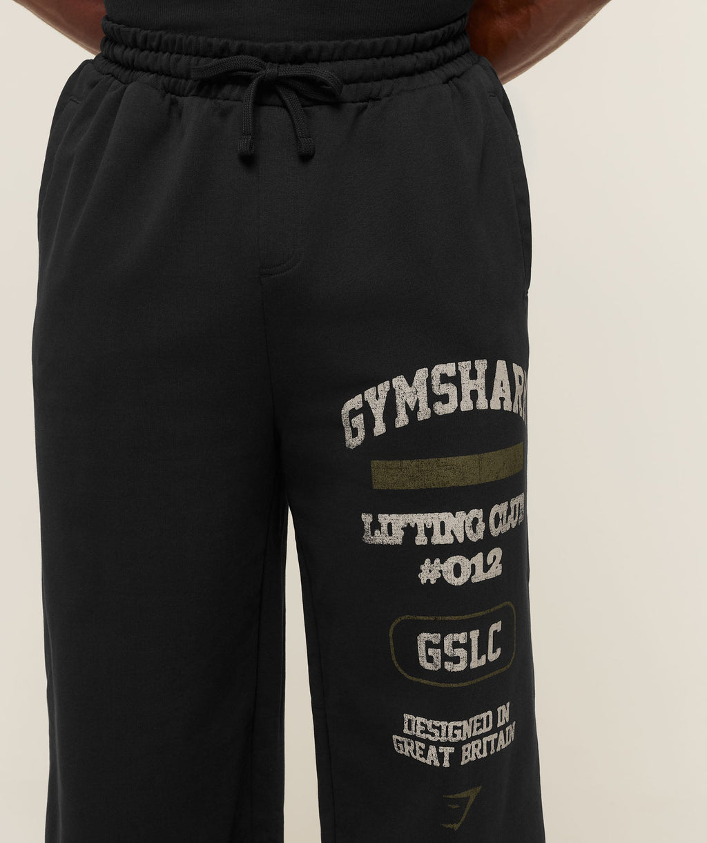 Gymshark Global Lifting Wide Leg Pants - Black - 4