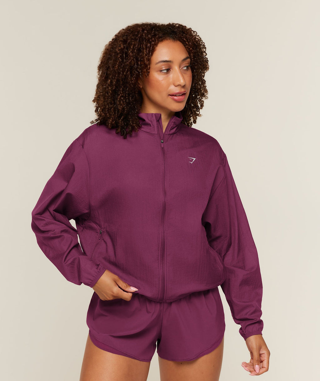 Gymshark Hybrid Track Jacket - Strength Pink
