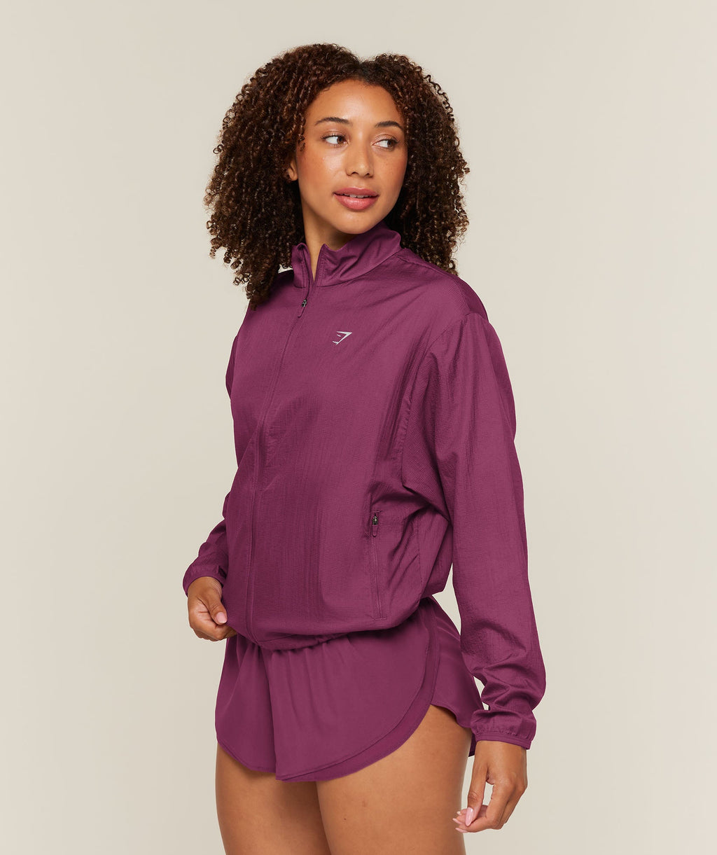 Gymshark Hybrid Track Jacket - Strength Pink - 3