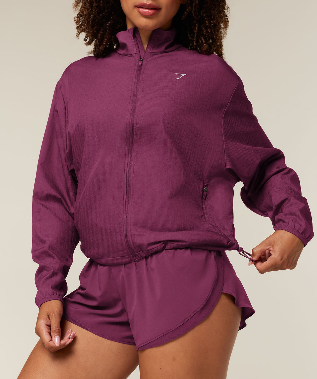 Gymshark Hybrid Track Jacket - Strength Pink - 5