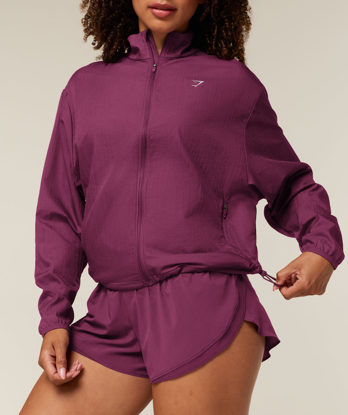 Gymshark Hybrid Track Jacket - Strength Pink - 5
