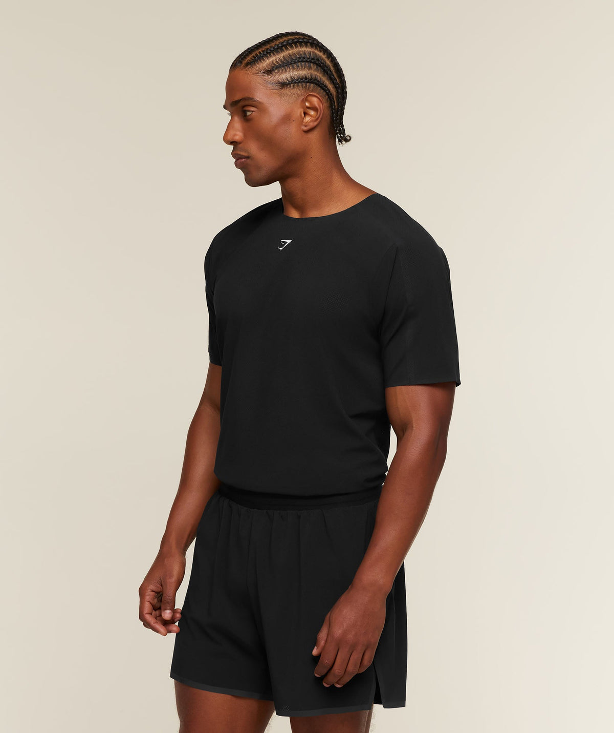 Gymshark Hybrid Race T-Shirt - Black - 3
