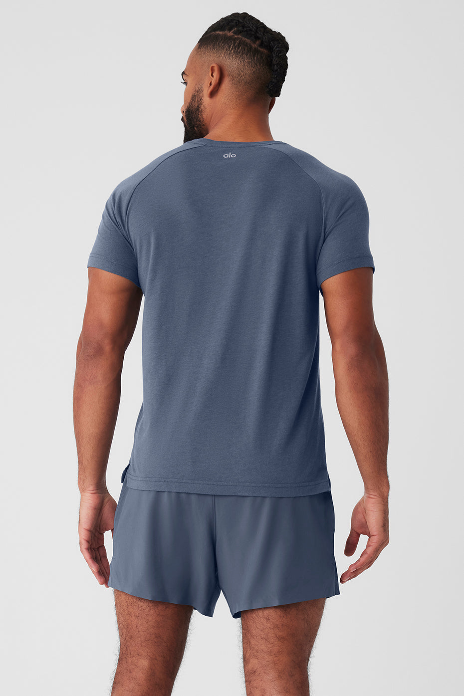 ALO Yoga Triumph Raglan Tee - Bluestone - 2