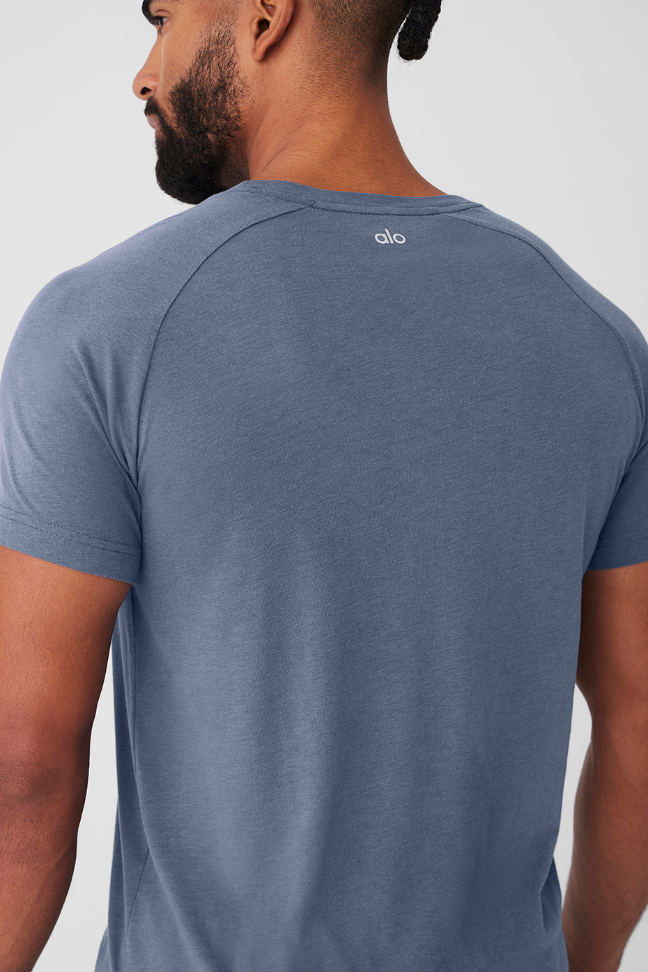 ALO Yoga Triumph Raglan Tee - Bluestone - 4