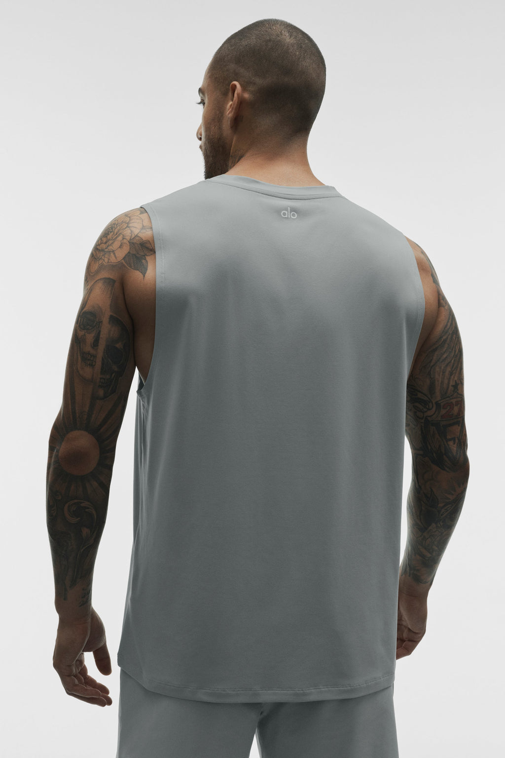 ALO Yoga Conquer Muscle Tank - Monument - 2