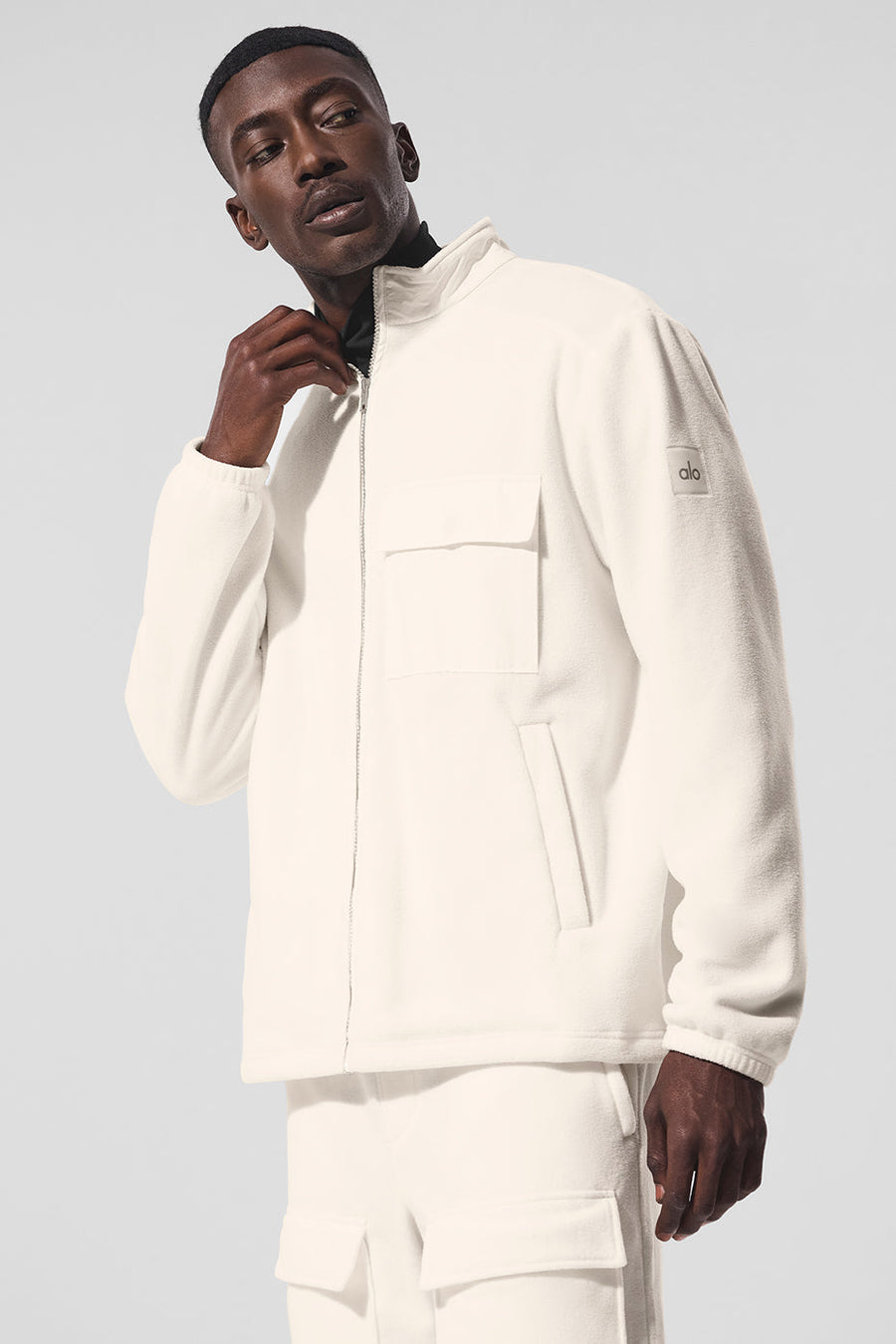 ALO Yoga Polar Fleece Ridge Full Zip Jacket