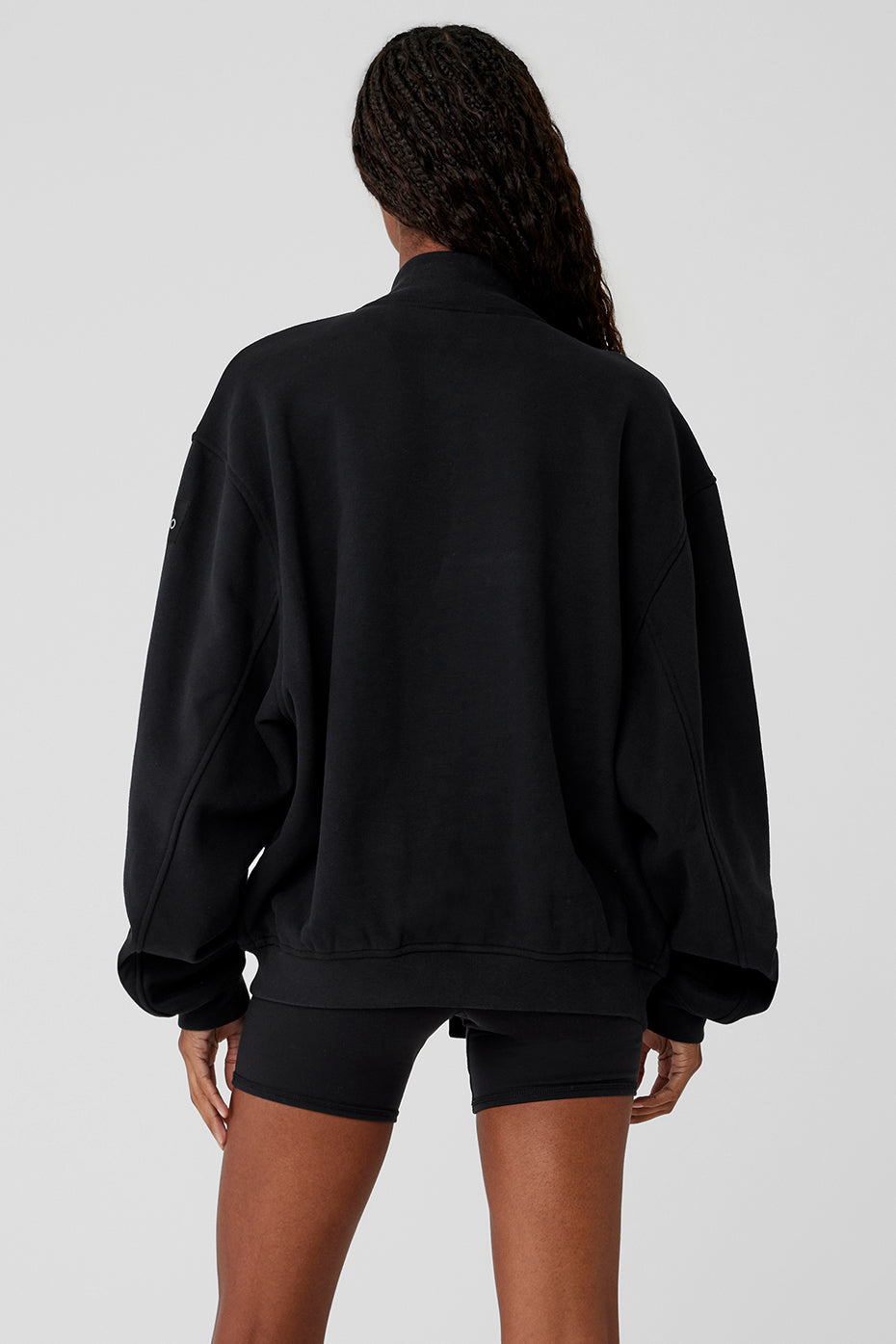 ALO Yoga Renown Varsity Jacket - Black - 2