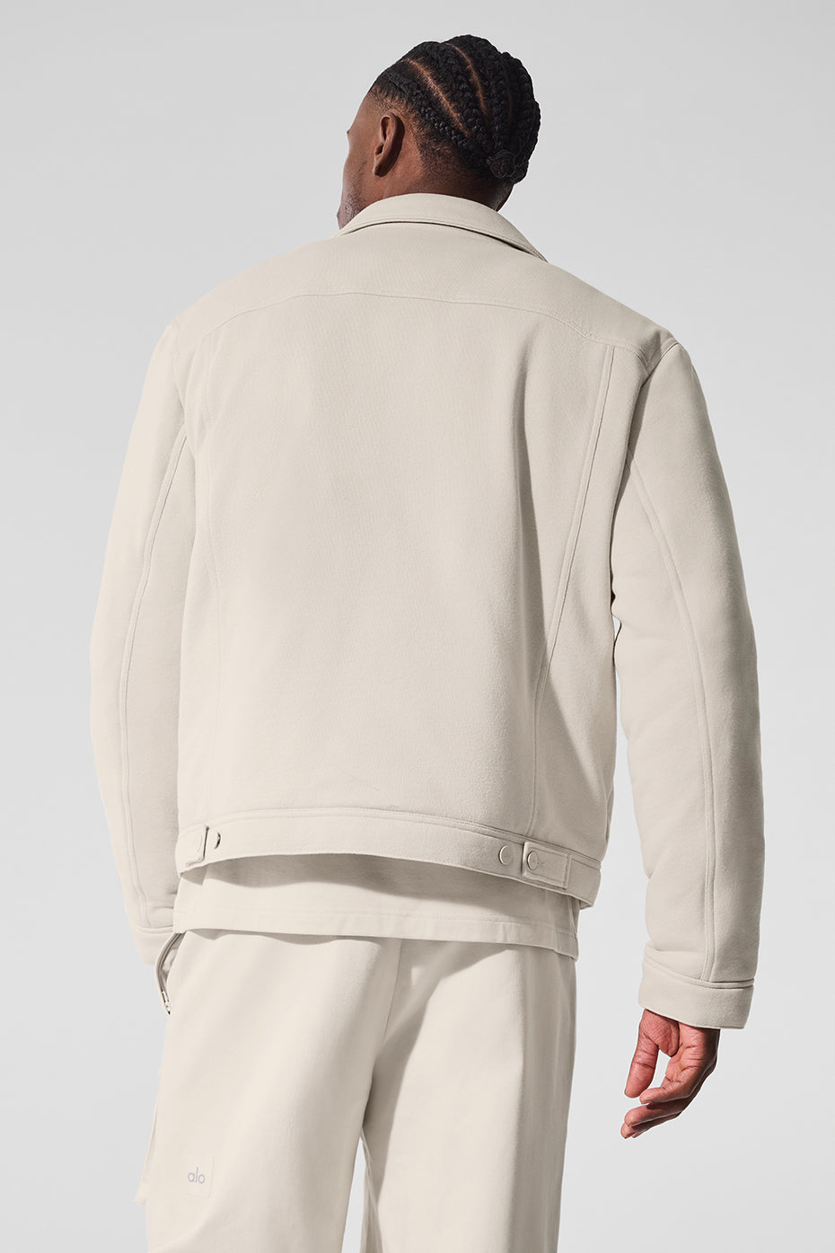 ALO Yoga Ease Trucker Jacket - Bone - 3