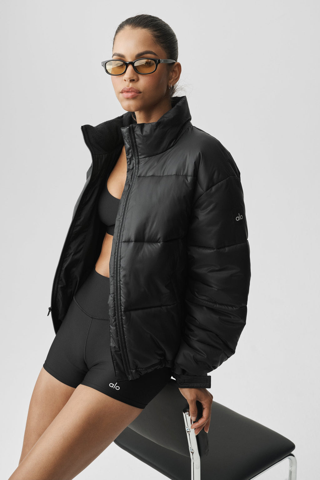 ALO Yoga Cold Front Puffer Jacket - Black