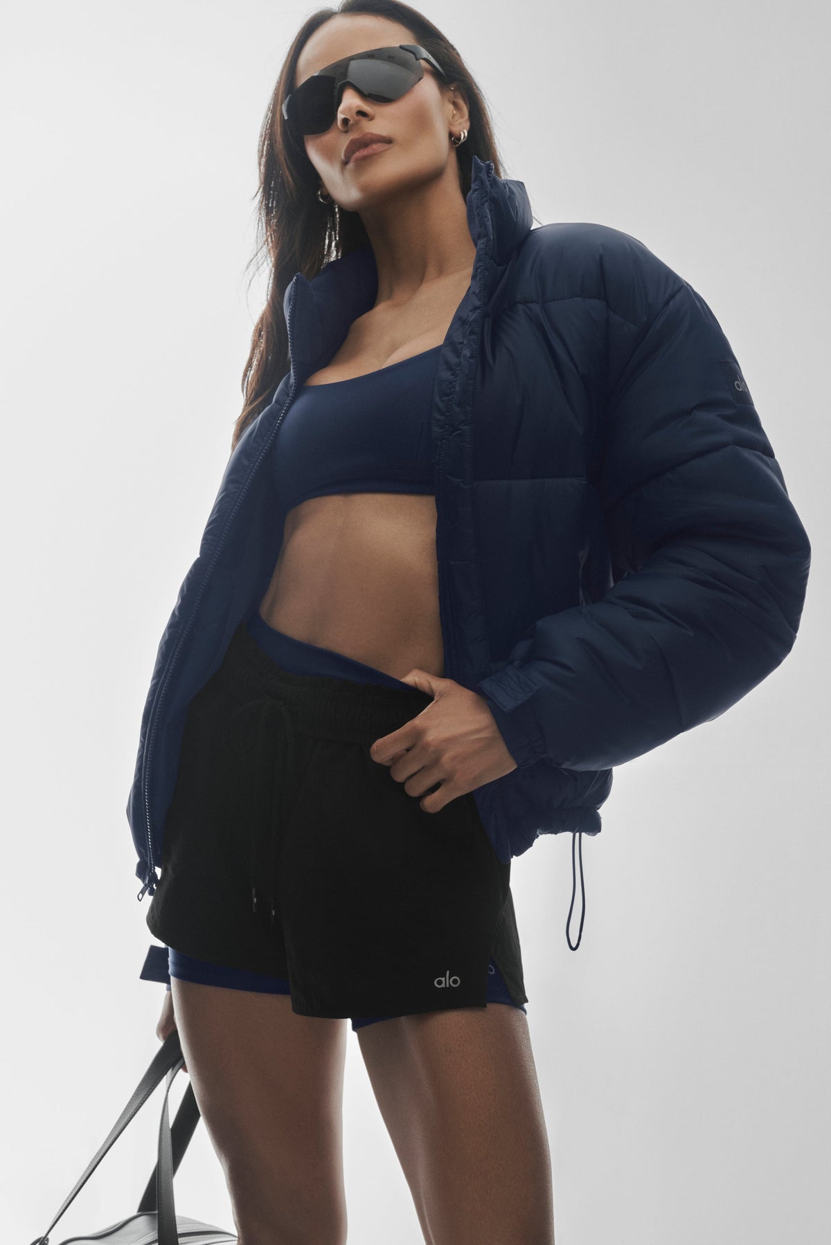 ALO Yoga Cold Front Puffer Jacket - Navy - 5
