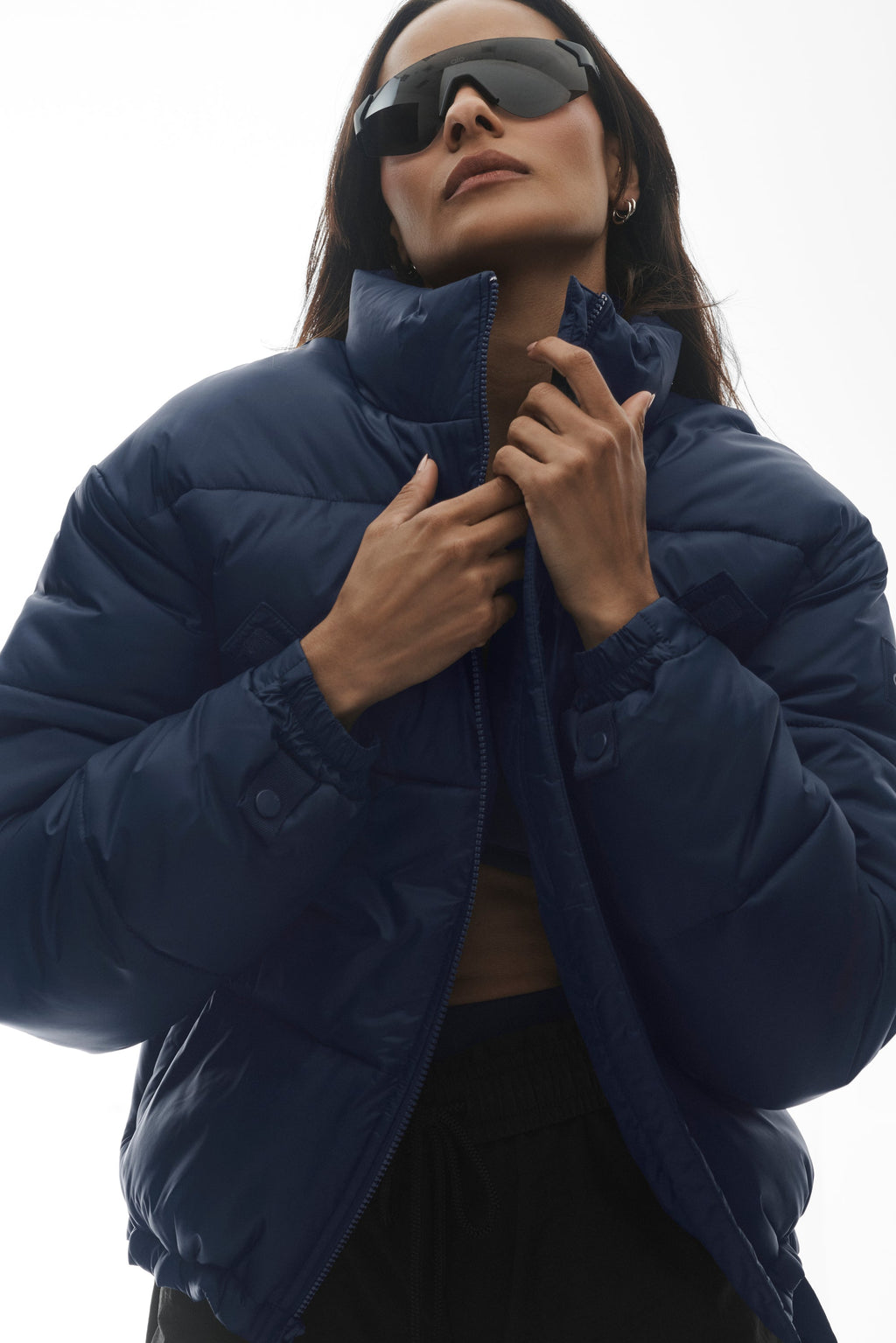 ALO Yoga Cold Front Puffer Jacket - Navy - 3