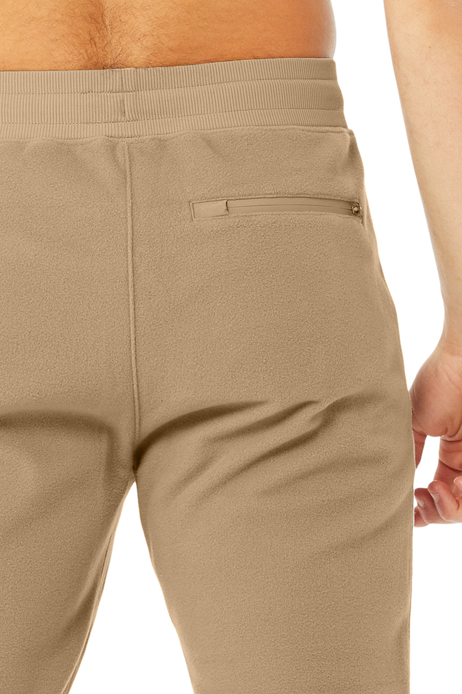 ALO Yoga Polar Fleece Jogger - Gravel/Anthracite - 5