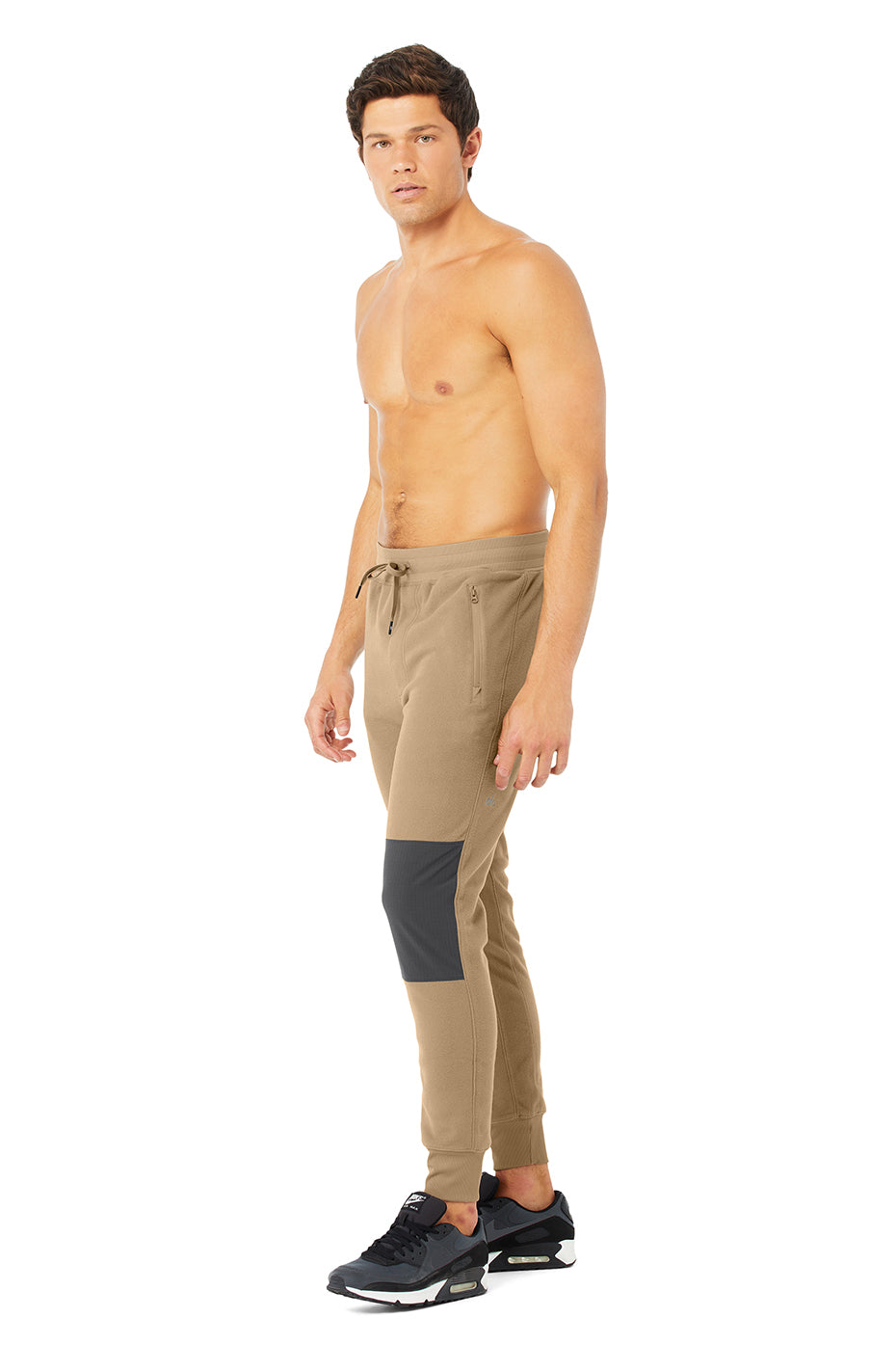 ALO Yoga Polar Fleece Jogger - Gravel/Anthracite - 6