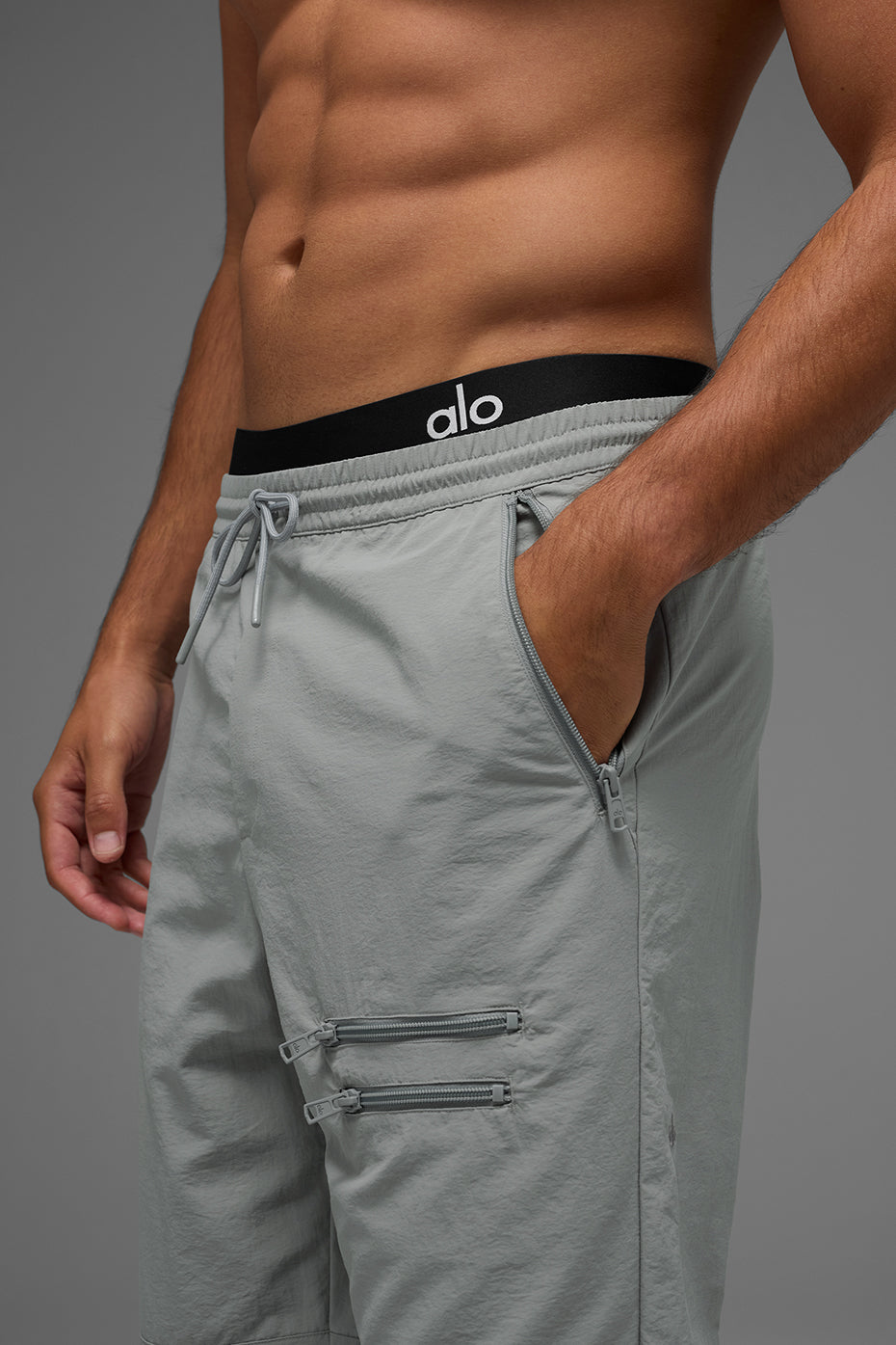 ALO Yoga Takeaway Track Pant - Lunar Grey - 2