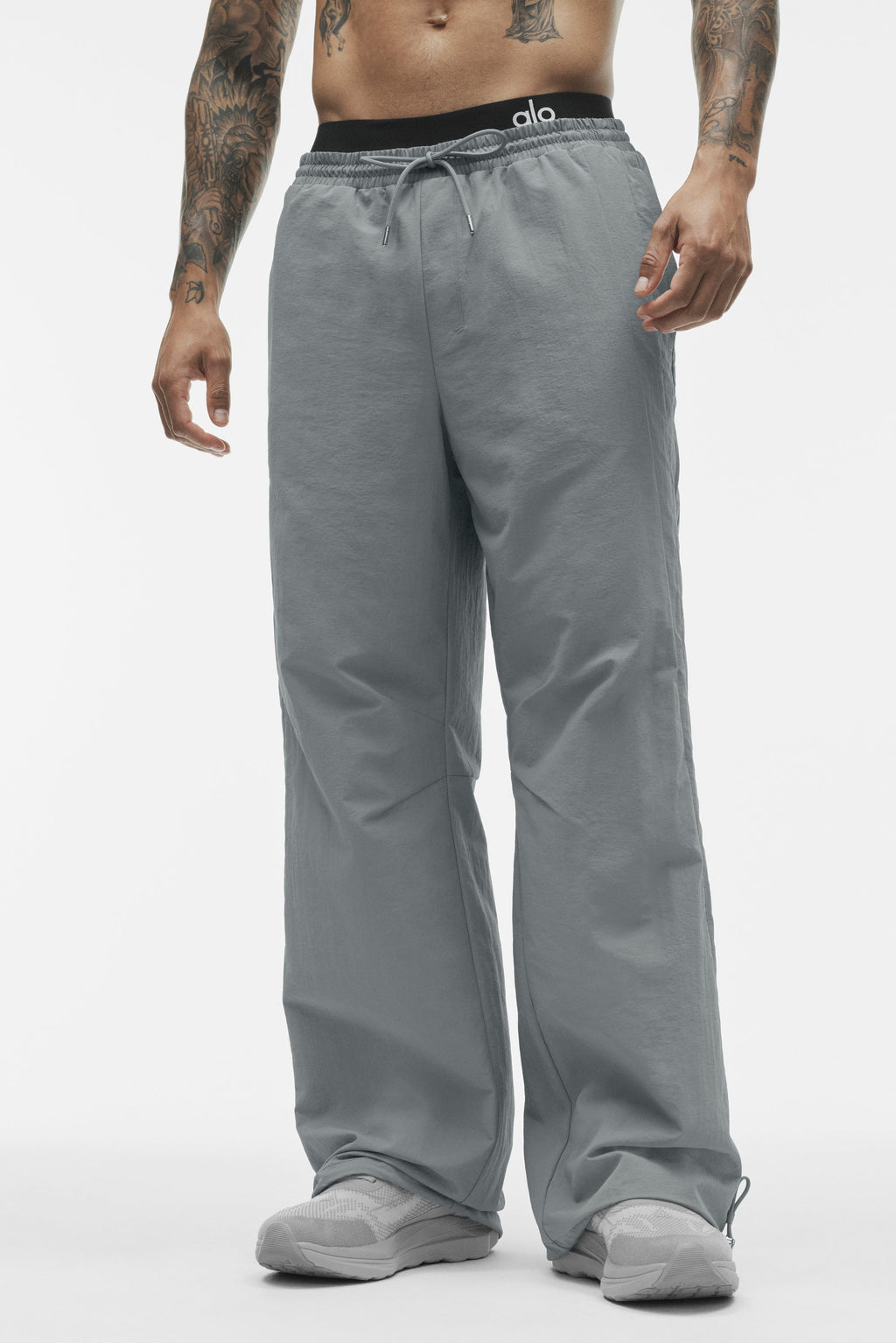 ALO Yoga Takeaway Track Straight Leg Pant - Monument - 3