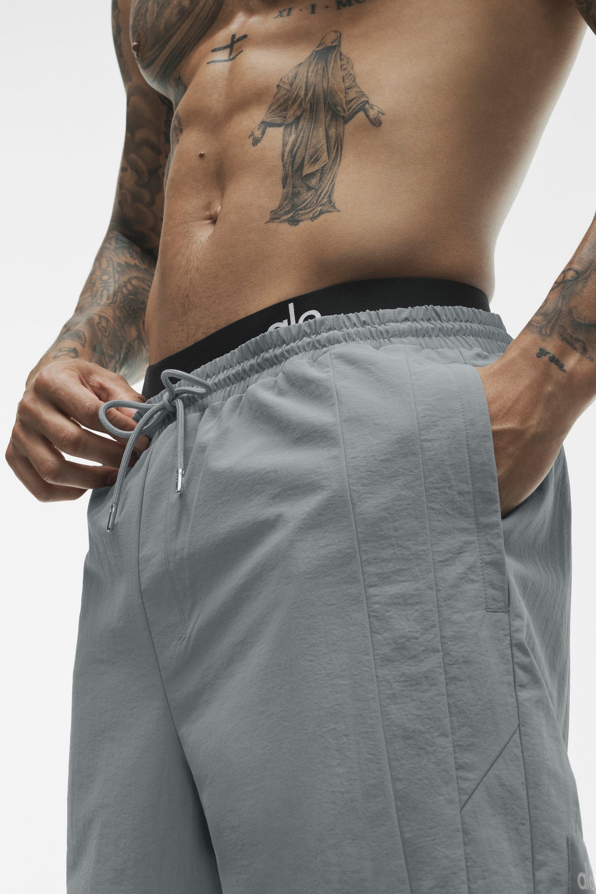 ALO Yoga Takeaway Track Straight Leg Pant - Monument - 4