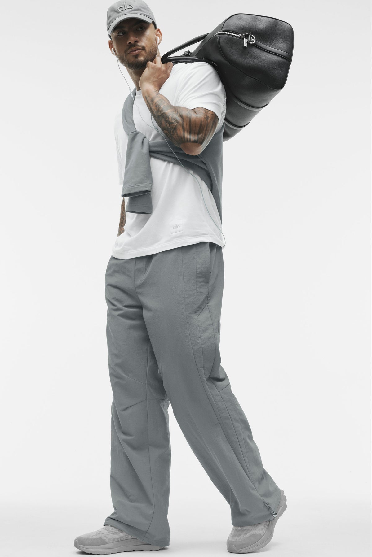 ALO Yoga Takeaway Track Straight Leg Pant - Monument - 5