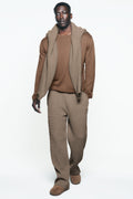ALO Yoga Waffle Chenille Edition Straight Leg Pant - Gravel