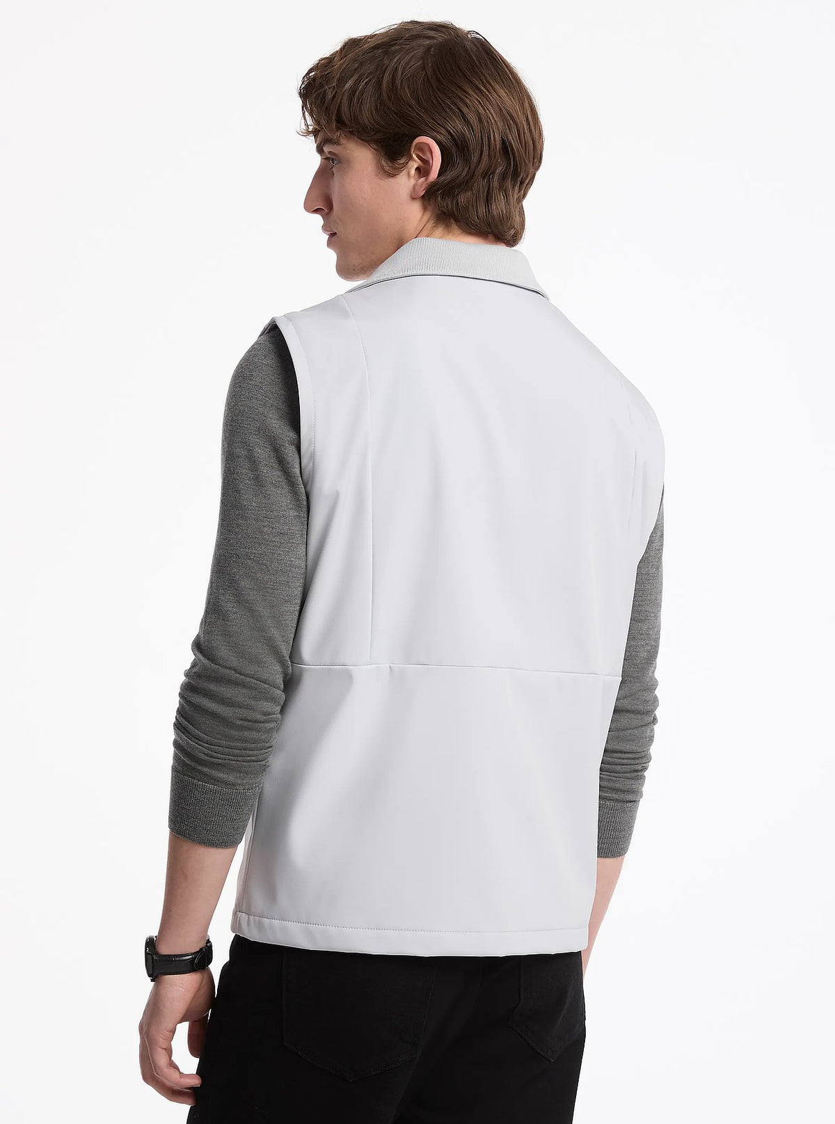 Michael Kors Nestos Vest - Pale Grey - 2