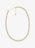 Michael Kors Precious Metal-Plated Cubic Zirconia Tennis Necklace - Gold/Clear