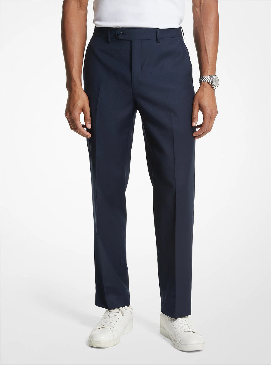 Michael Kors Modern-Fit Wool Blend Suit Pants