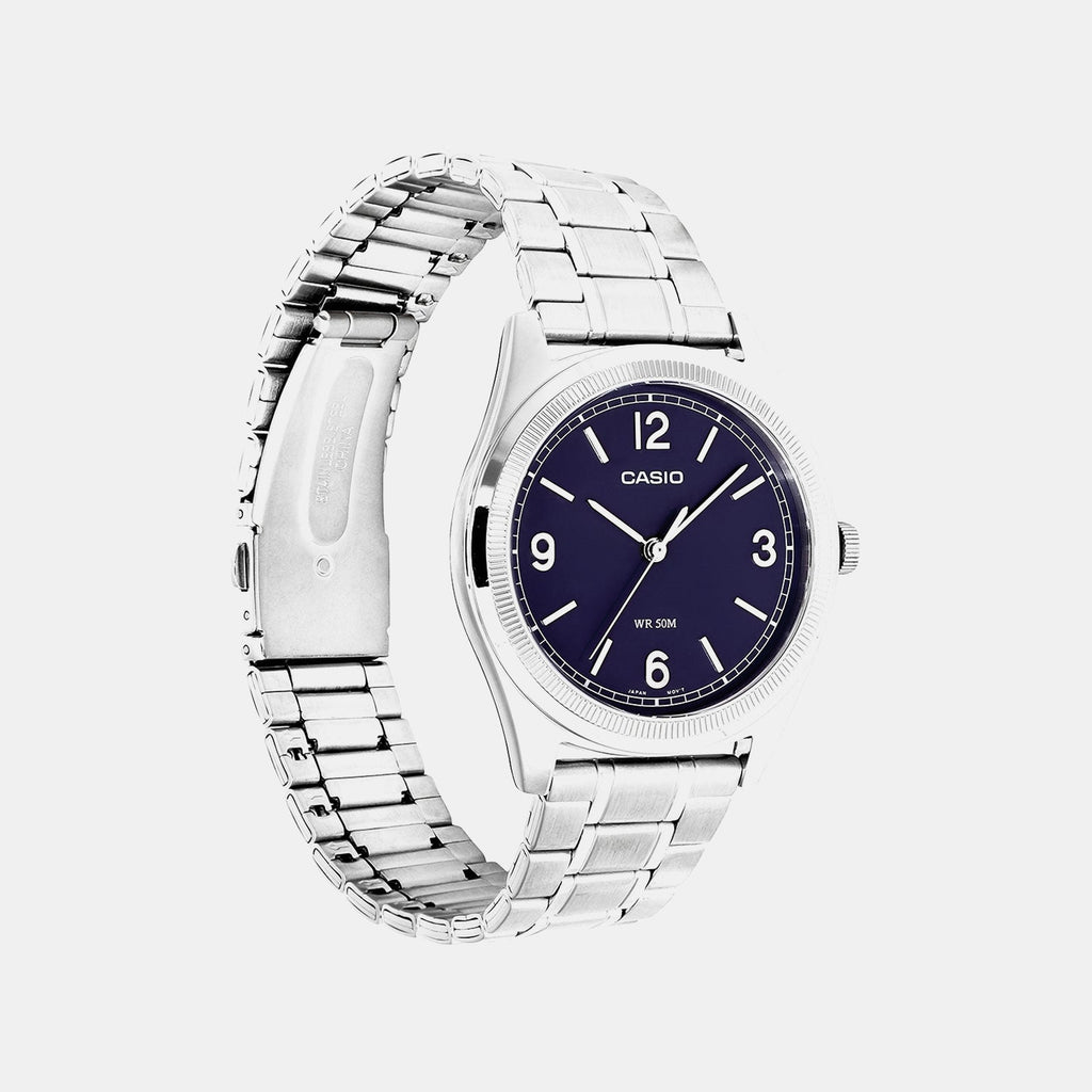 Casio Enticer Men Quartz Blue Dial Analog Stainless Steel Watch A2562 - 3