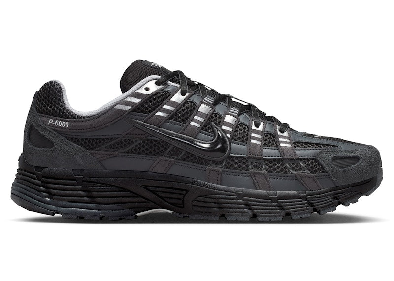 Nike P-6000 Suede - Anthracite Metallic Silver