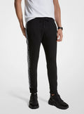 Michael Kors Logo Tape Cotton Blend Joggers - Black