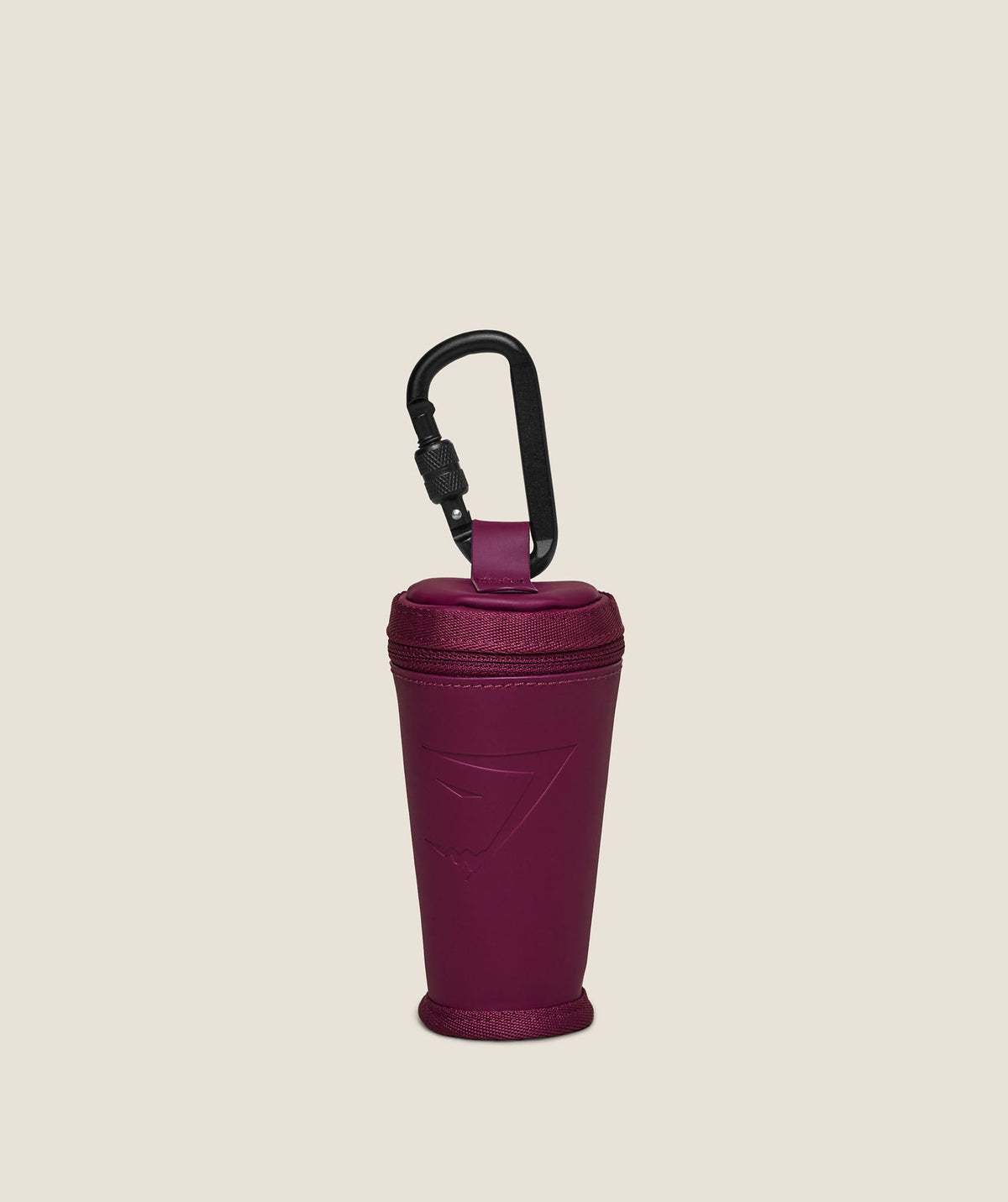 Gymshark Shaker Zip Around Keyring - Strength Pink