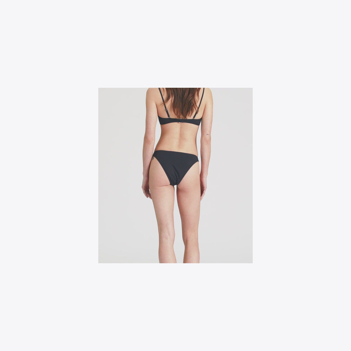 Tory Burch High-Cut Bikini Bottom - Black - 4