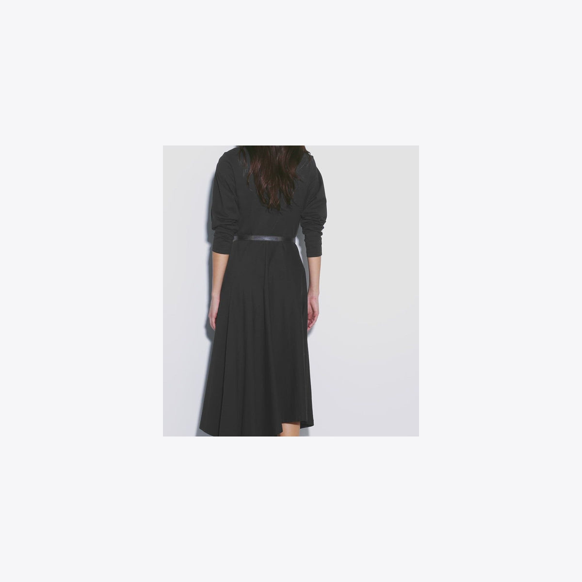 Tory Burch Cotton Flared Dress - Black - 4