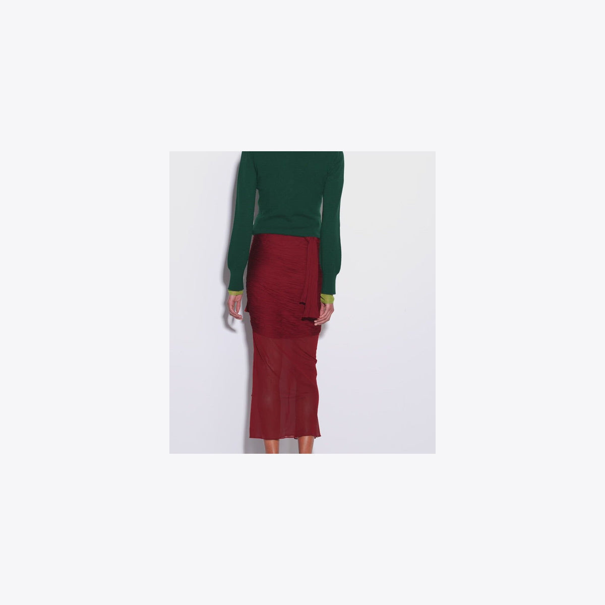 Tory Burch Wool Cardigan - Dark Green - 4