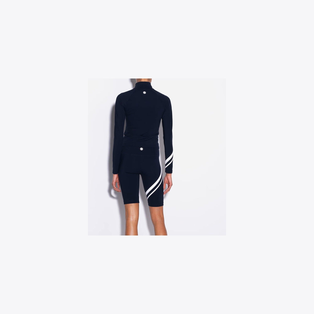 Tory Burch Chevron Full-Zip Jacket - Tory Navy - 4
