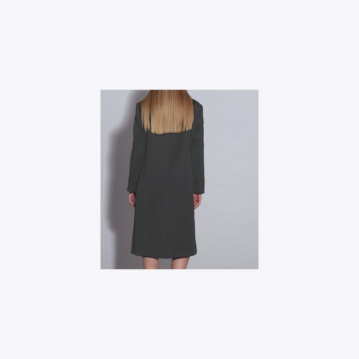 Tory Burch Tailored Twill Coat - Black - 4