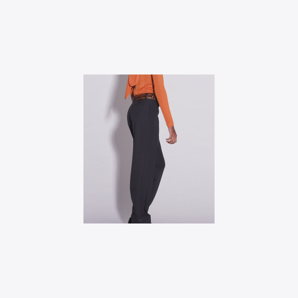 Tory Burch Tailored Wool Pant - Black - 4