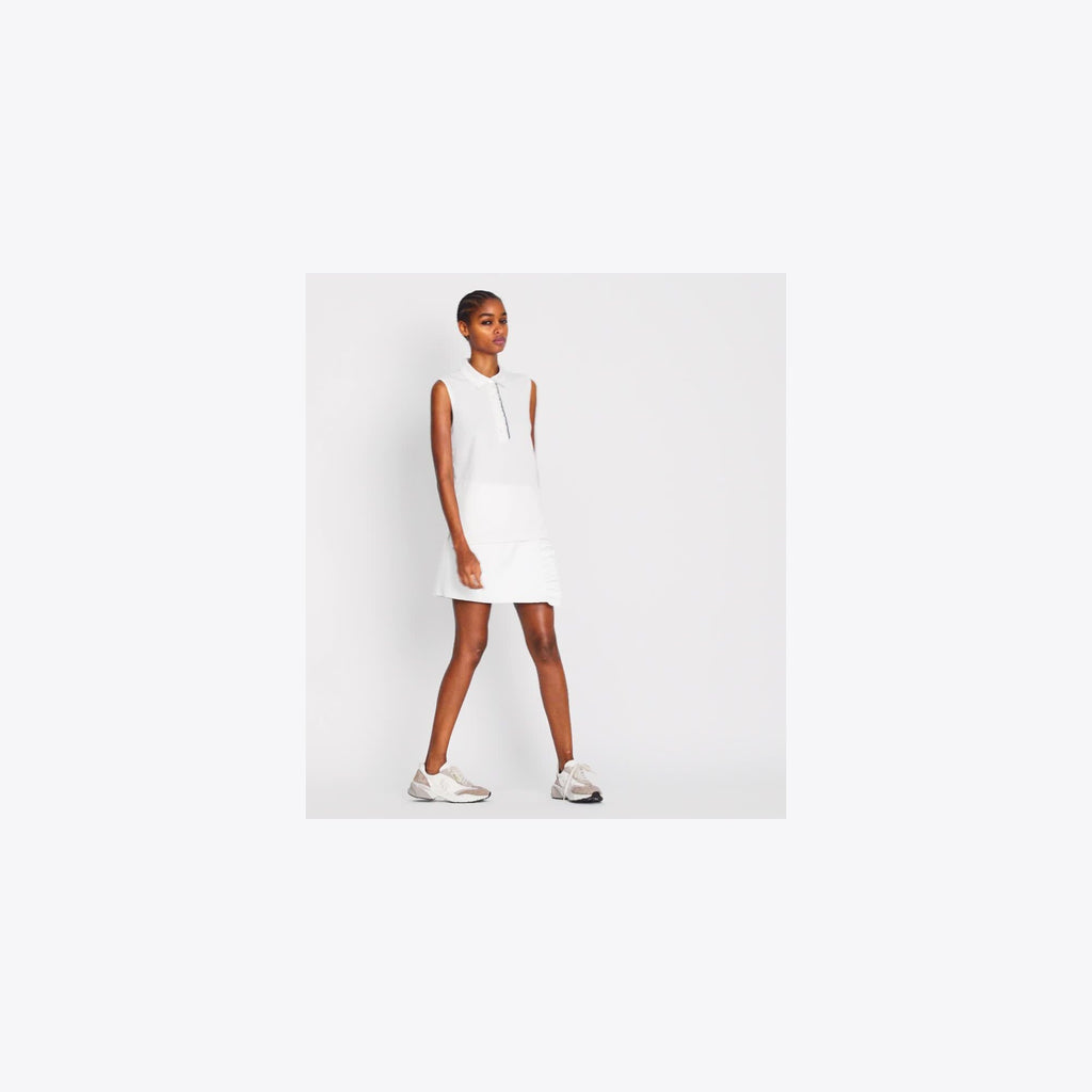 Tory Burch Tech Twill Golf Skort - Snow White - 4