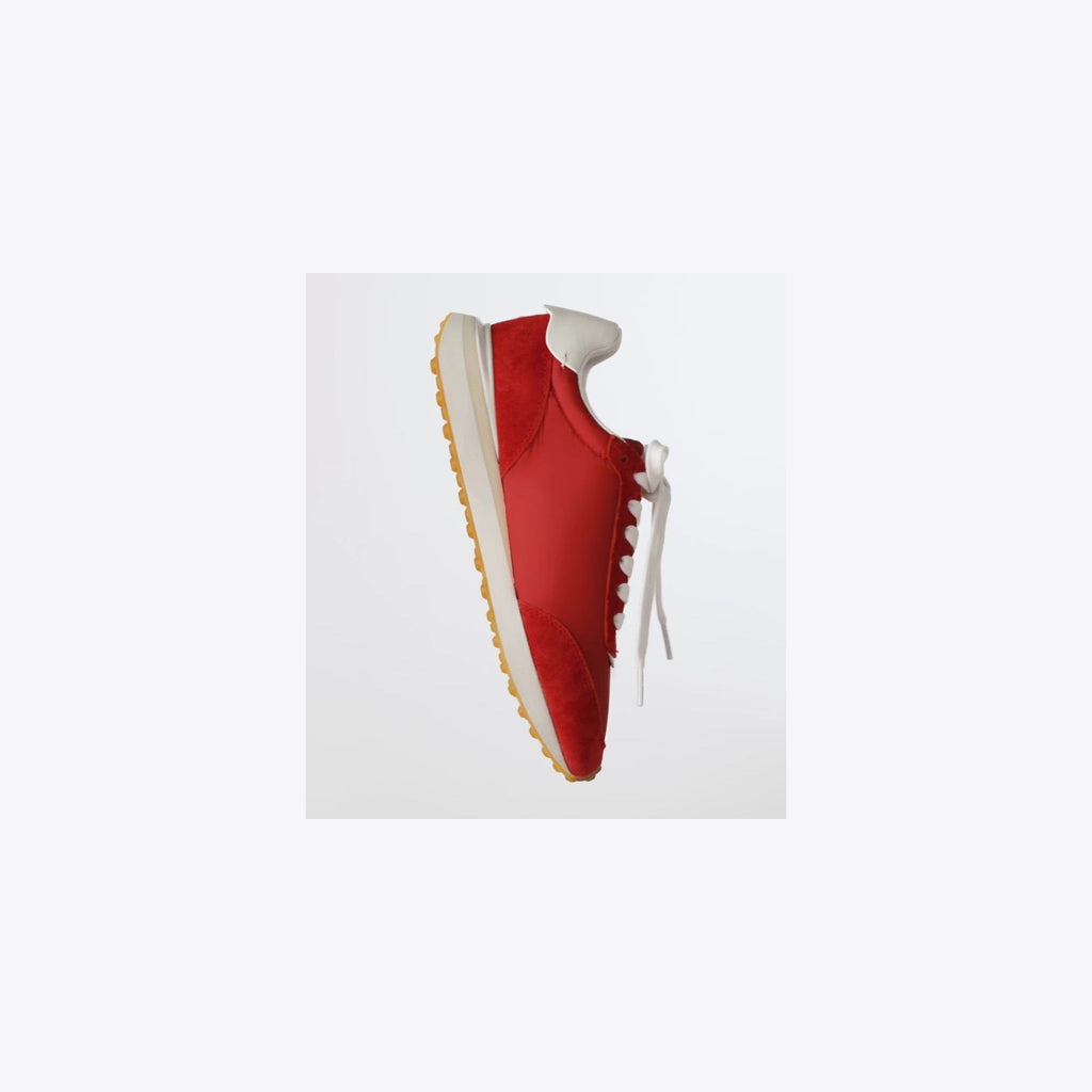 Tory Burch Destiny Trainer - Tory Red / Tory Red / White - 6