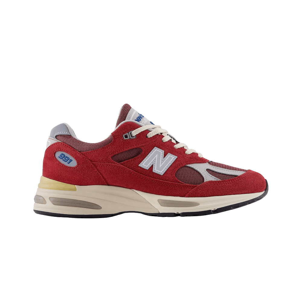 New Balance Made In Uk 991V2 Vintage Sports - Karanda Red