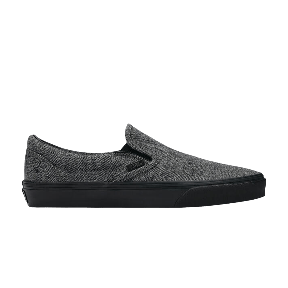 Vans Classic Slip-On - Wool - Grey Black